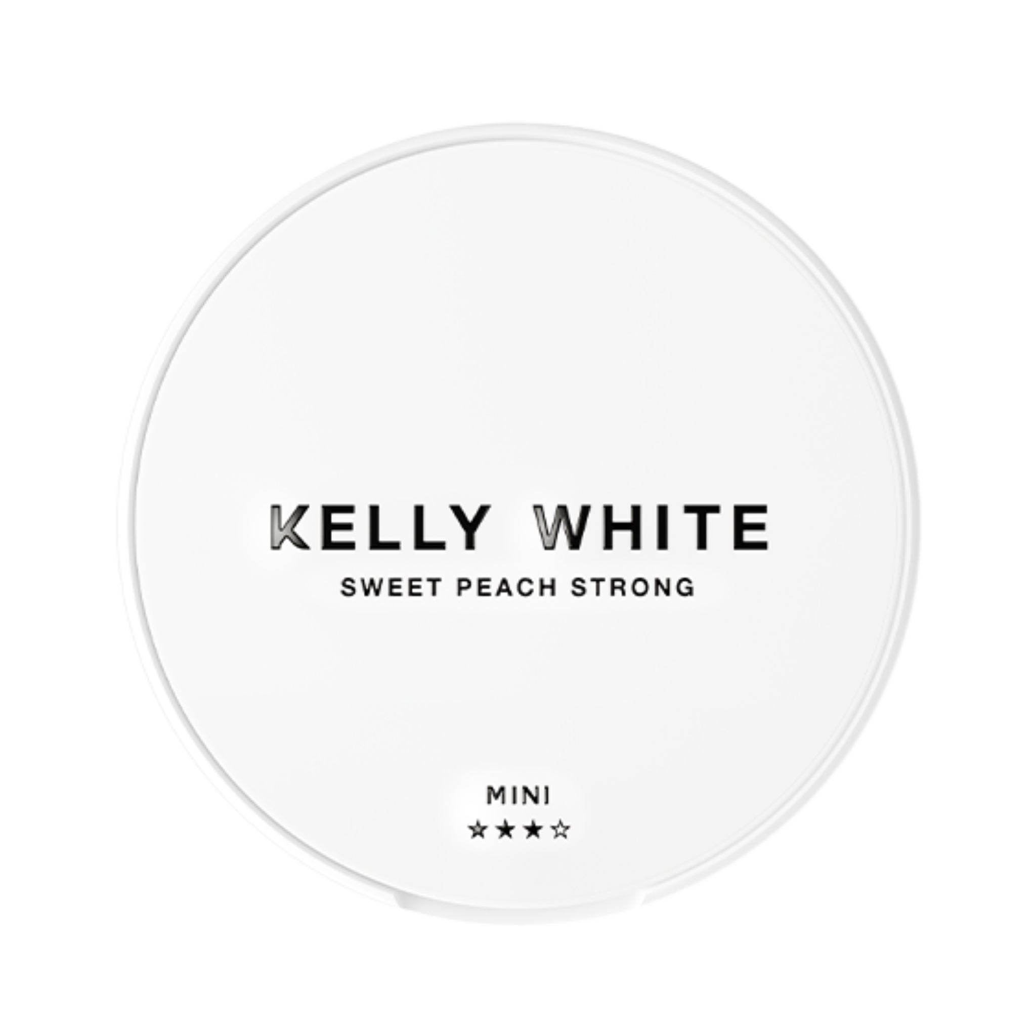 Can of Kelly White Sweet Peach Strong - Nicotine Pouches