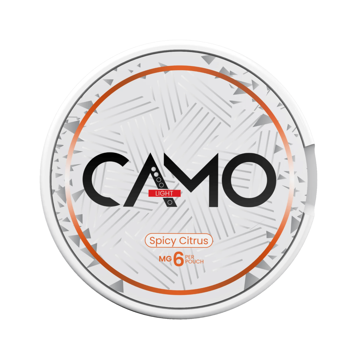 Can of CAMO Spicy Citrus - Nicotine Pouches