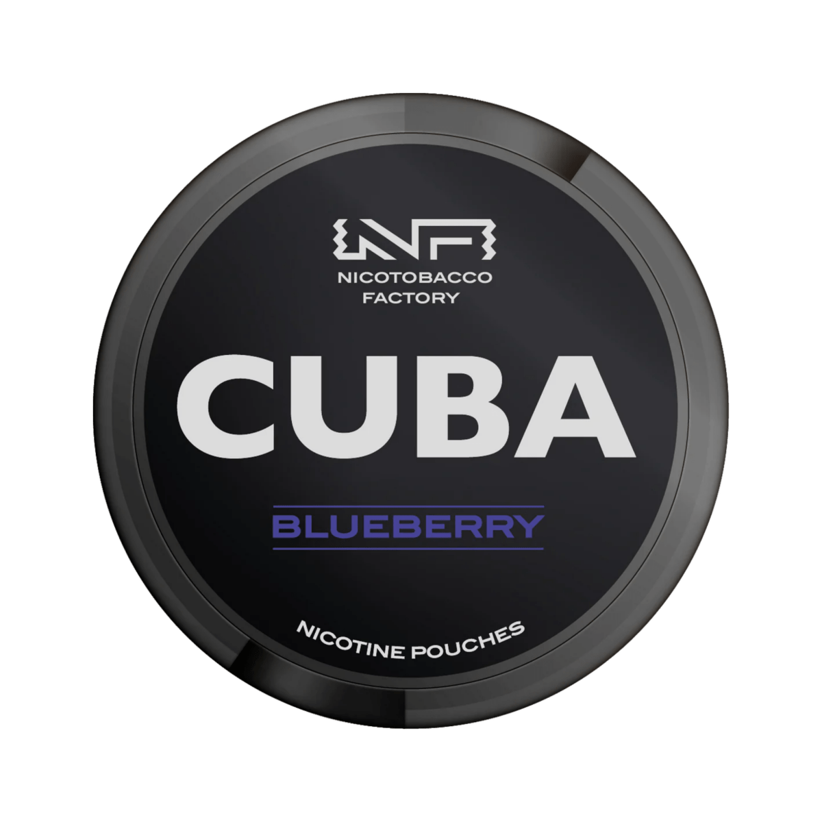 Can of CUBA Blueberry - Nicotine Pouches