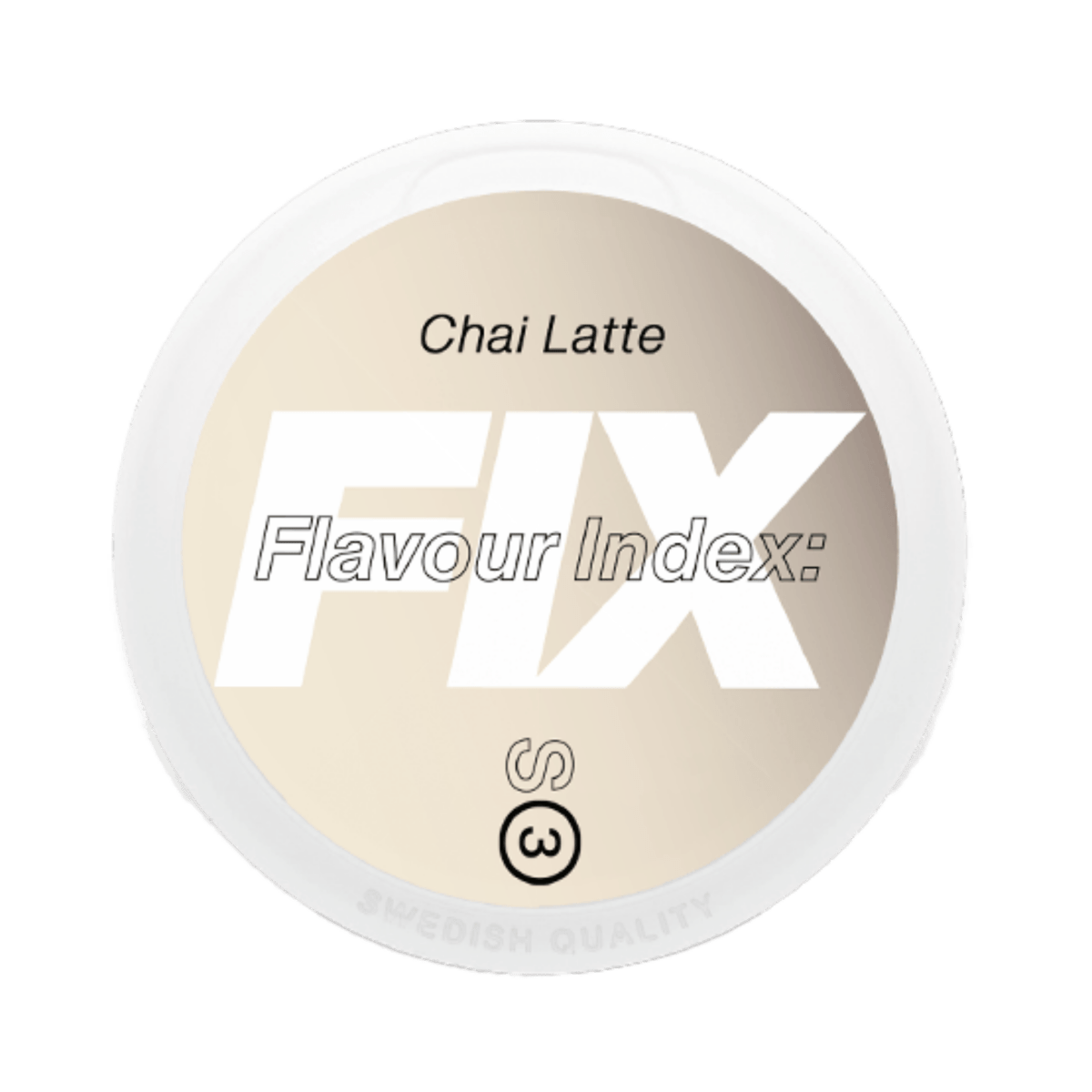 Can of FIX Chai Latte - Nicotine Pouches