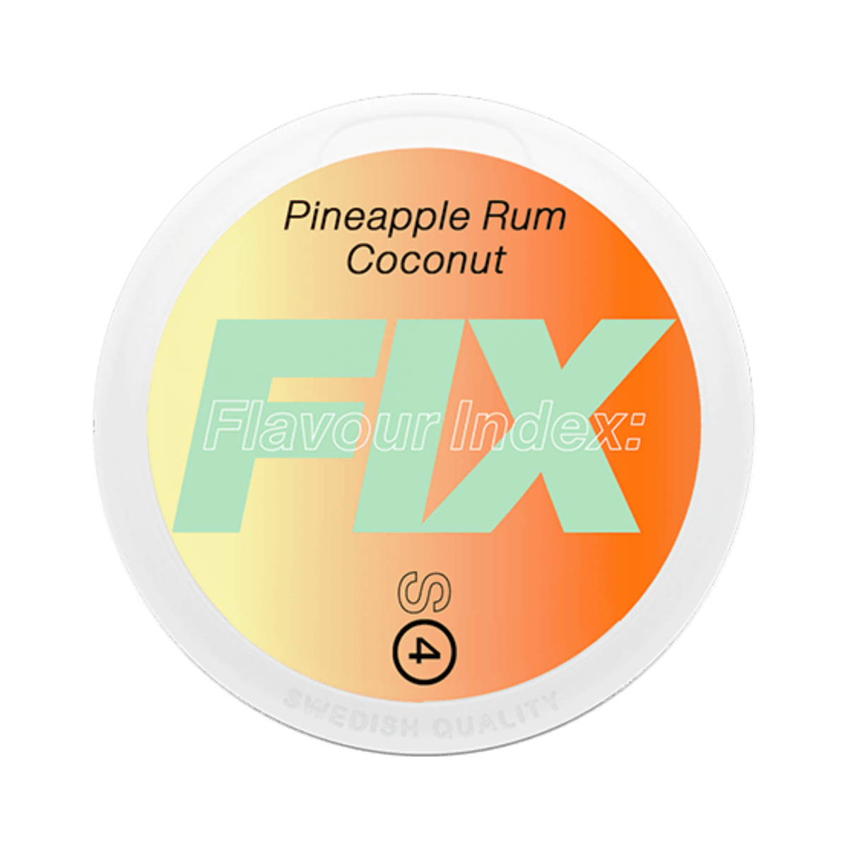 Can of FIX Pineapple Rum Coconut - Nicotine Pouches