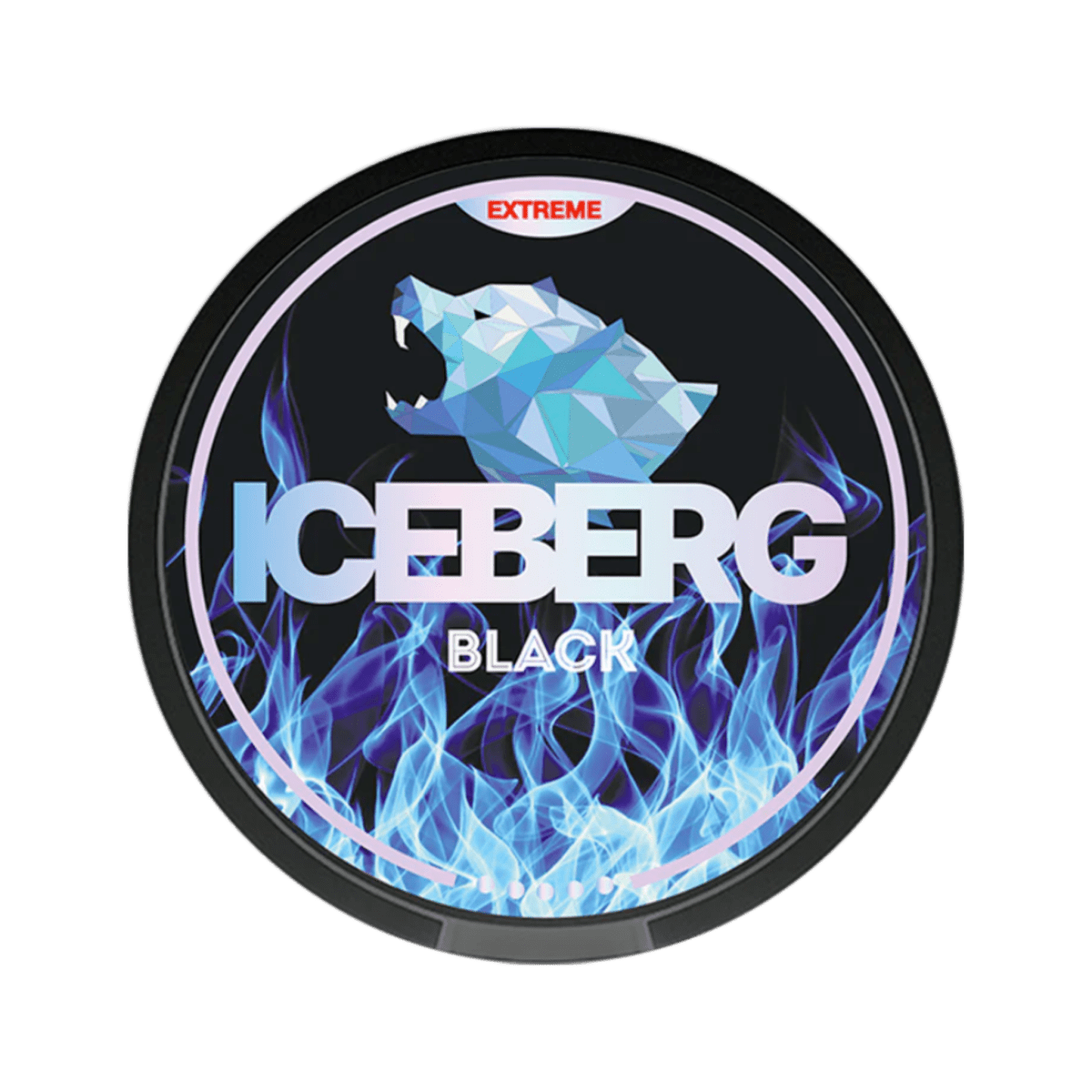 Can of Iceberg Black - Nicotine Pouches