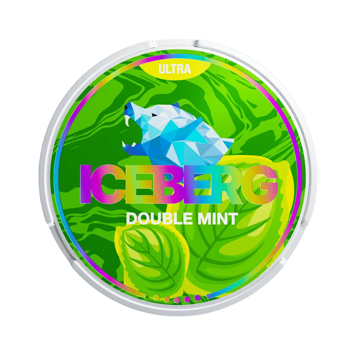 Can of ICEBERG Double Mint - Nicotine Pouches