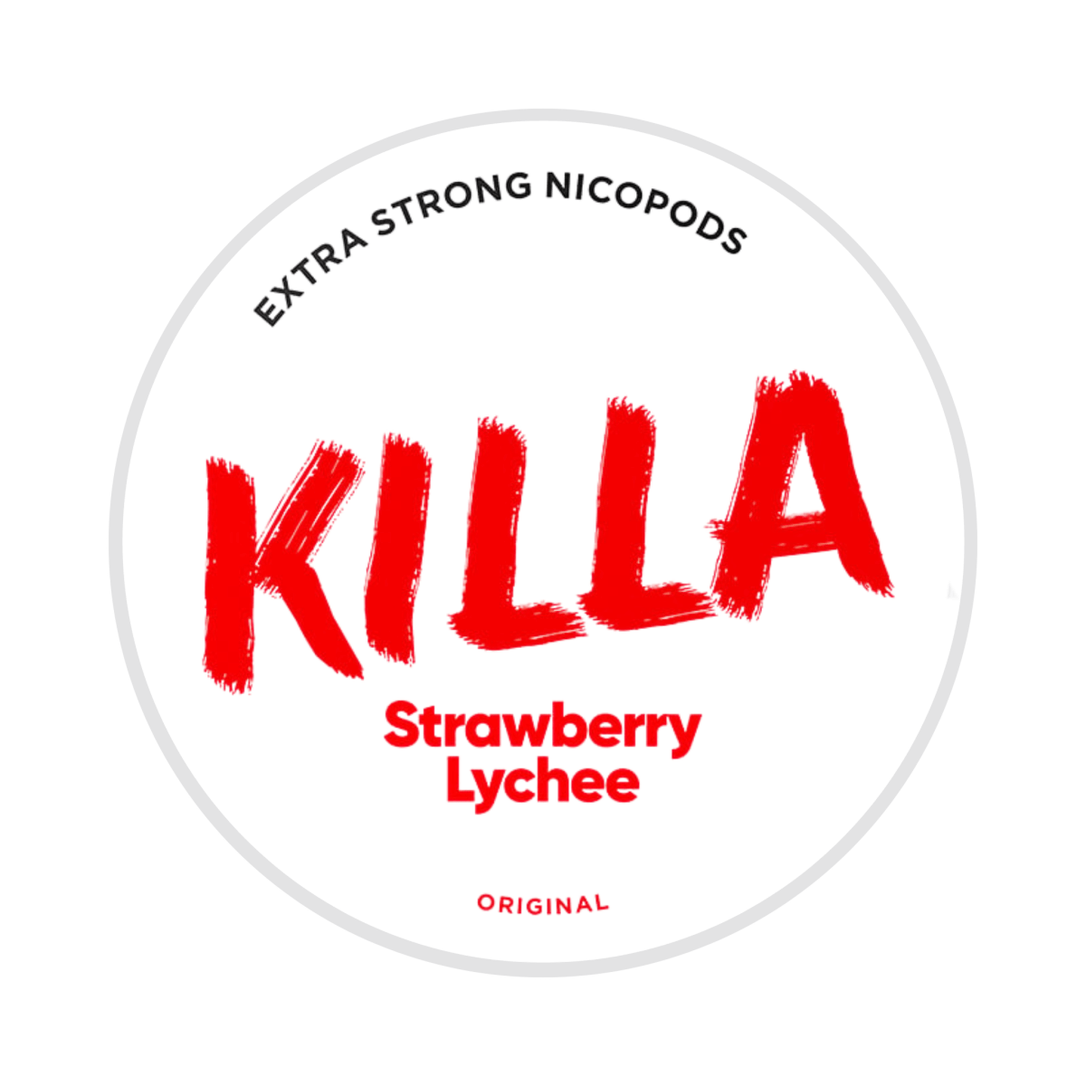 Can of Killa Strawberry Lychee - Nicotine Pouches
