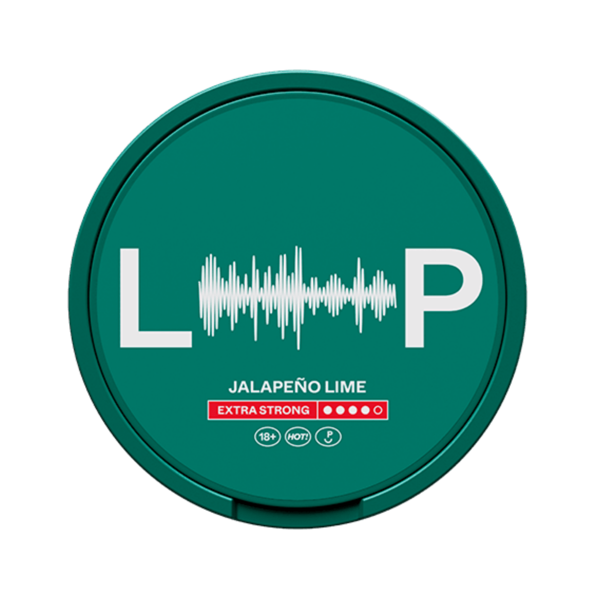 Can of LOOP Jalapeno Lime Extra strong - Nicotine Pouches