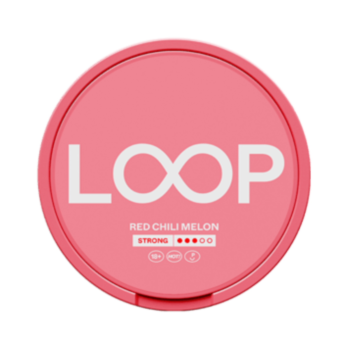 Can of Loop Red Chili Melon Strong - Nicotine Pouches