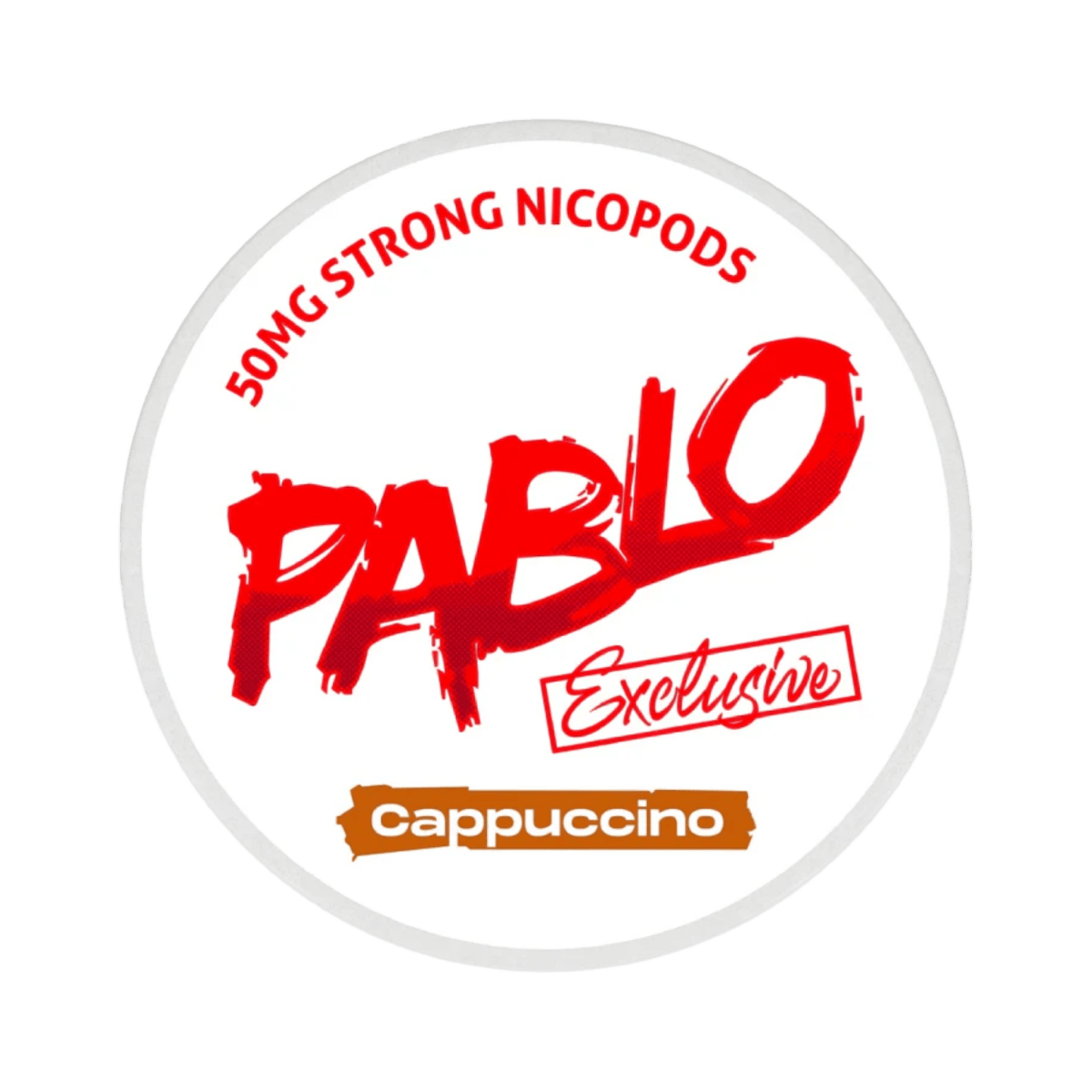 Can of Pablo Exclusive Cappuccino – Nicotine Pouch