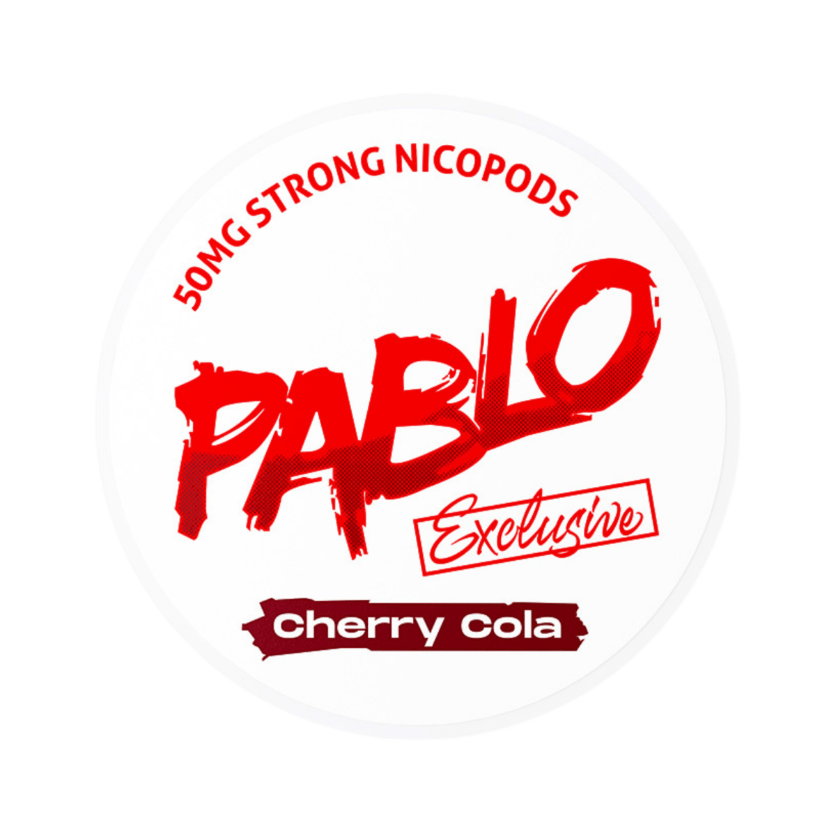 Can of Pablo Exclusive Cherry Cola – Nicotine Pouch