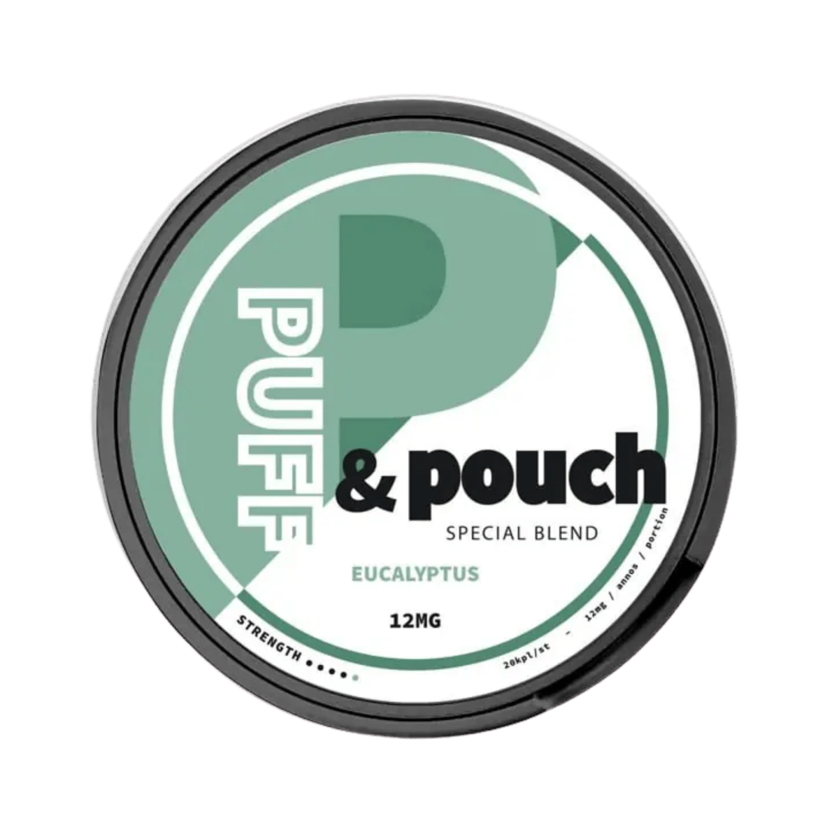 Can of Puff & Pouch Eucalyptus - Nicotine Pouches