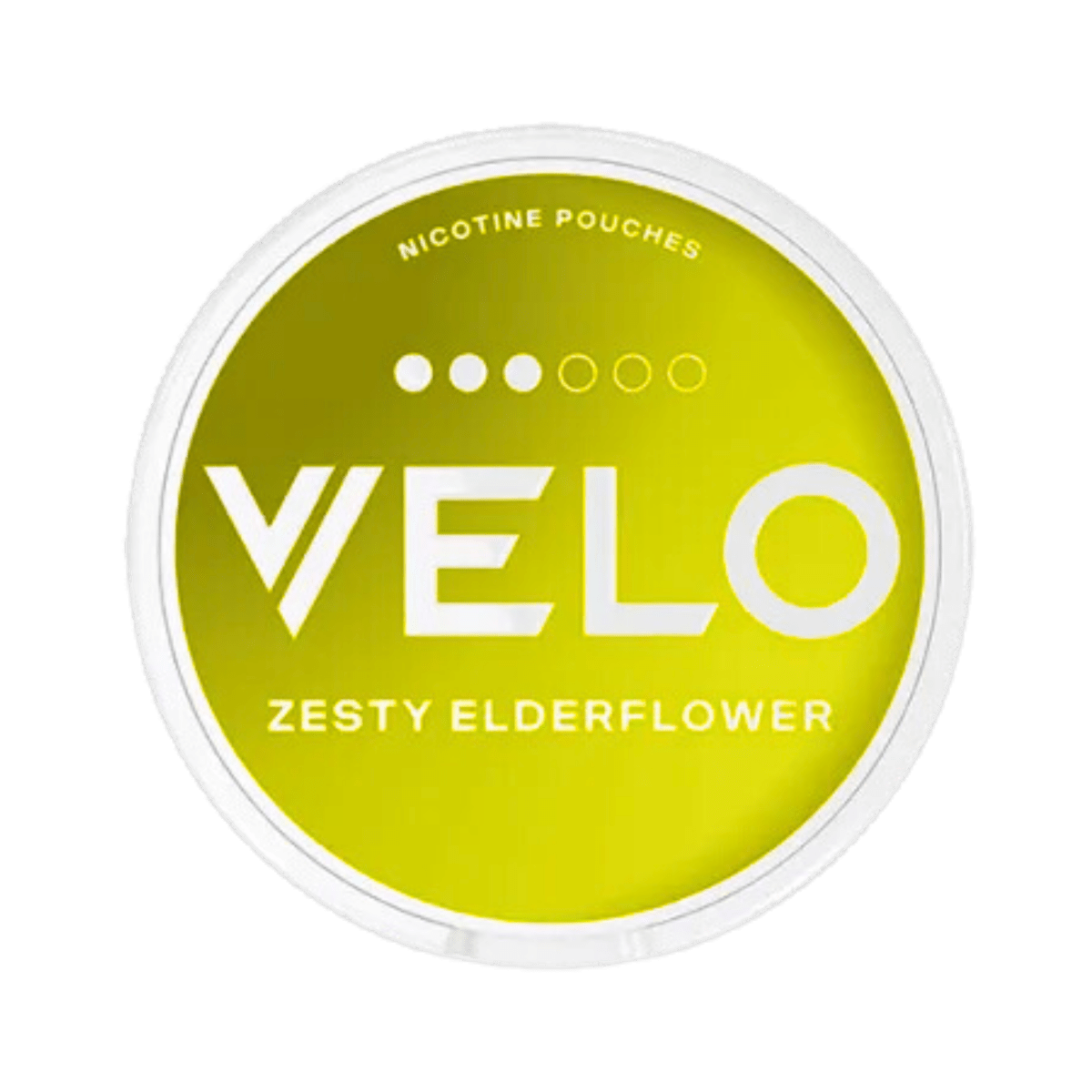 Can of VELO Zesty Elderflower - Nicotine Pouches