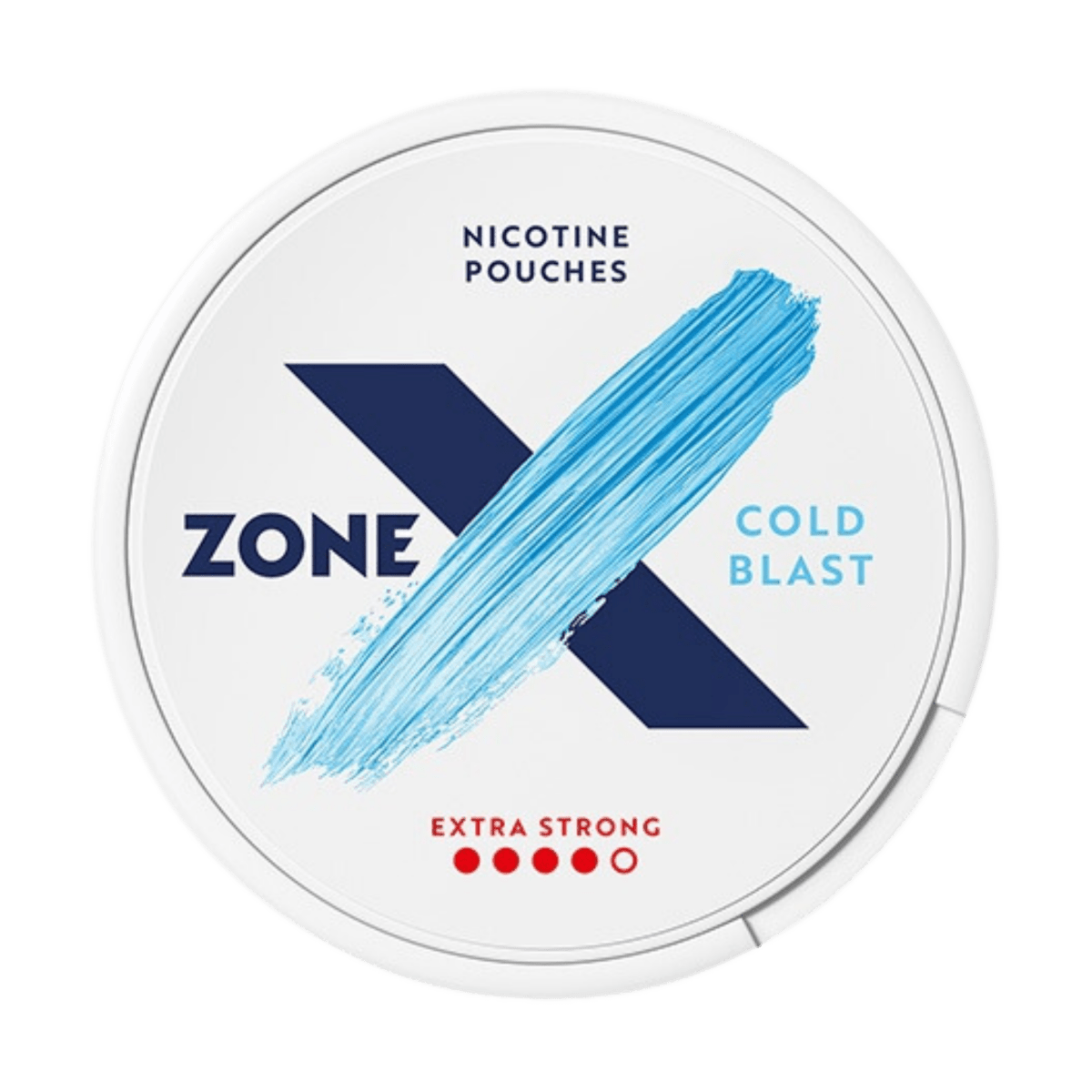 Can of X Cold Blast Extra Strong - Nicotine Pouches