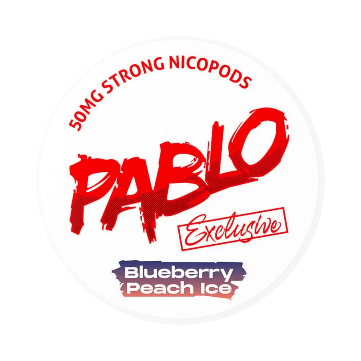 Pablo Exclusive Blueberry Peach Ice - Snuzyn